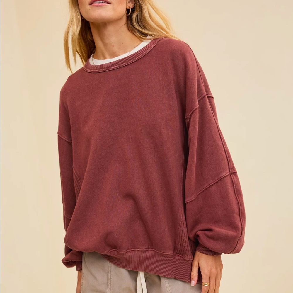 Oversized Black Aerie Sweatshirt